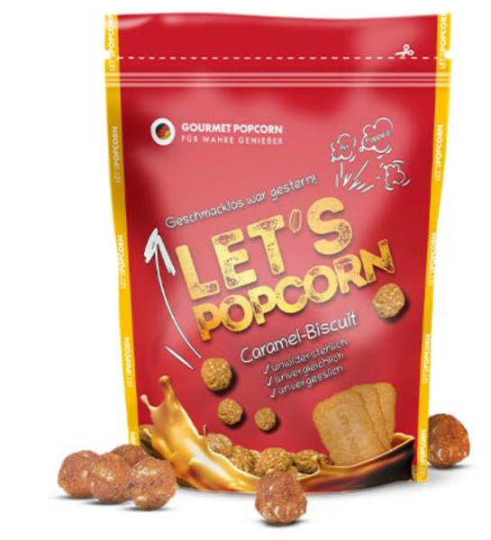 Let's Popcorn Caramel Biscuit 80g